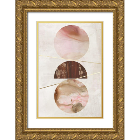 Balance of Blush II  Gold Ornate Wood Framed Art Print with Double Matting by Reeves, Tom