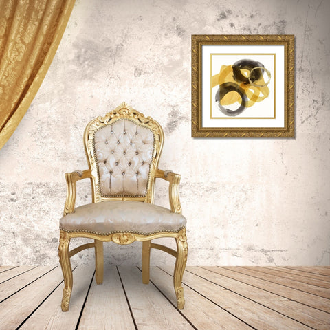 Dynamo II Gold Ornate Wood Framed Art Print with Double Matting by Reeves, Tom