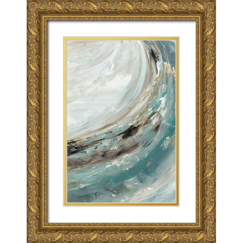 Rhythmic Waters III Gold Ornate Wood Framed Art Print with Double Matting by Reeves, Tom