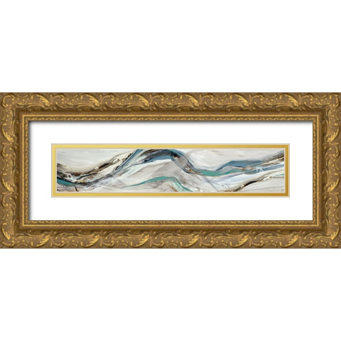Infinite Impressions I Gold Ornate Wood Framed Art Print with Double Matting by Reeves, Tom