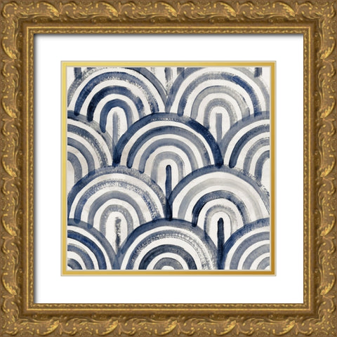 Electric Dreams I Gold Ornate Wood Framed Art Print with Double Matting by Reeves, Tom