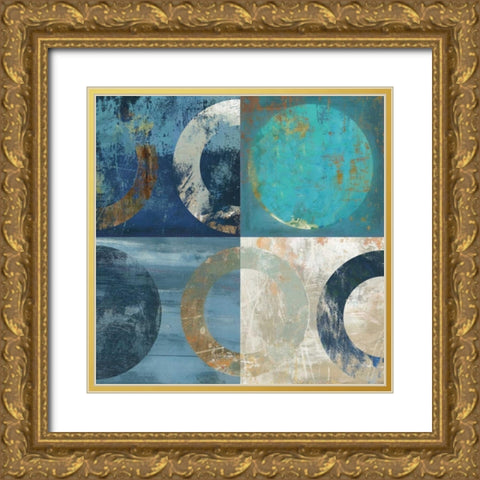 Accordance II Gold Ornate Wood Framed Art Print with Double Matting by Reeves, Tom