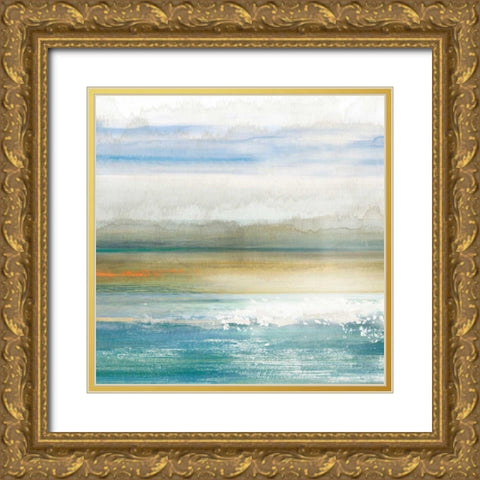 Dawning I Gold Ornate Wood Framed Art Print with Double Matting by Reeves, Tom