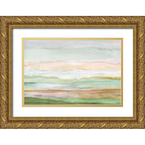 Pursuit Gold Ornate Wood Framed Art Print with Double Matting by Reeves, Tom