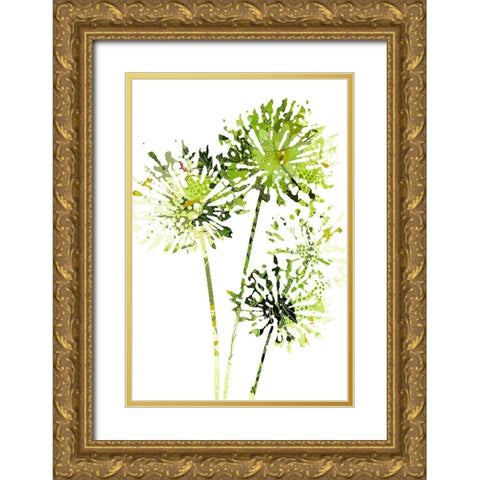 Mystique II Gold Ornate Wood Framed Art Print with Double Matting by Mountain, Ricki