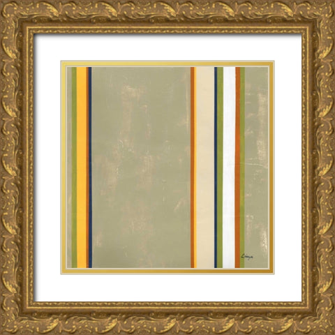 Equinox I Gold Ornate Wood Framed Art Print with Double Matting by Linza