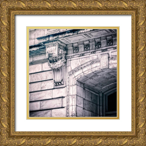 Power I Gold Ornate Wood Framed Art Print with Double Matting by Schenck, Robert