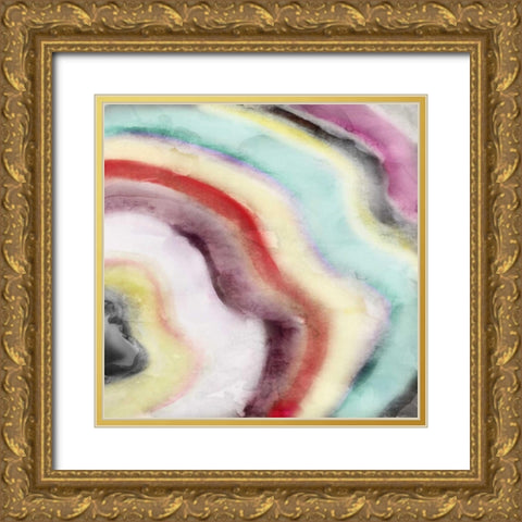 Geode Gold Ornate Wood Framed Art Print with Double Matting by Selkirk, Edward
