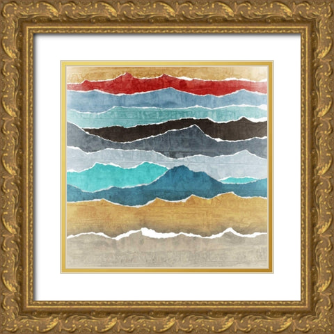 Torn II Gold Ornate Wood Framed Art Print with Double Matting by Selkirk, Edward