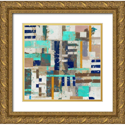 Acres I Gold Ornate Wood Framed Art Print with Double Matting by Selkirk, Edward