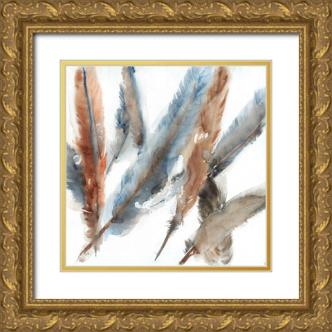 Past and Present I Gold Ornate Wood Framed Art Print with Double Matting by Selkirk, Edward