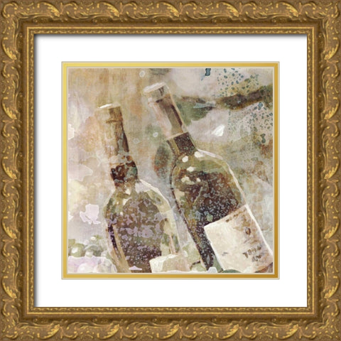 Wedding Wine II Gold Ornate Wood Framed Art Print with Double Matting by Selkirk, Edward