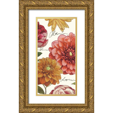 Tropical Bright II Gold Ornate Wood Framed Art Print with Double Matting by Selkirk, Edward
