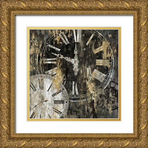 Clockwork II Gold Ornate Wood Framed Art Print with Double Matting by Selkirk, Edward