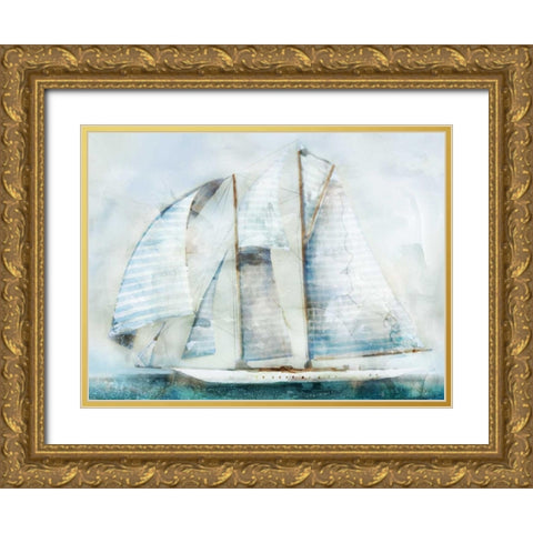 Pastel Hues I Gold Ornate Wood Framed Art Print with Double Matting by Selkirk, Edward
