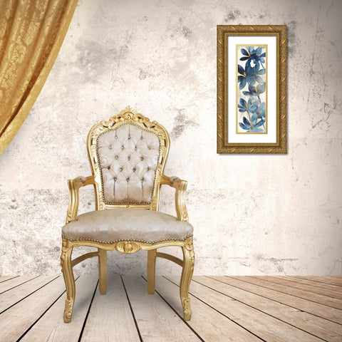 Indigo Veranda I Gold Ornate Wood Framed Art Print with Double Matting by Selkirk, Edward