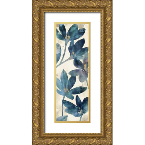 Indigo Veranda II Gold Ornate Wood Framed Art Print with Double Matting by Selkirk, Edward