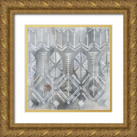 Mezzo Brown III Gold Ornate Wood Framed Art Print with Double Matting by Selkirk, Edward