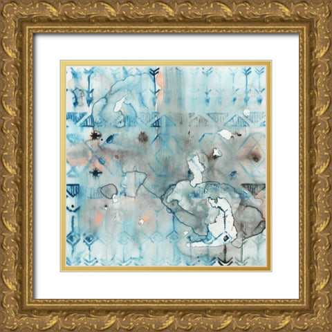 Mezzoteal I Gold Ornate Wood Framed Art Print with Double Matting by Selkirk, Edward