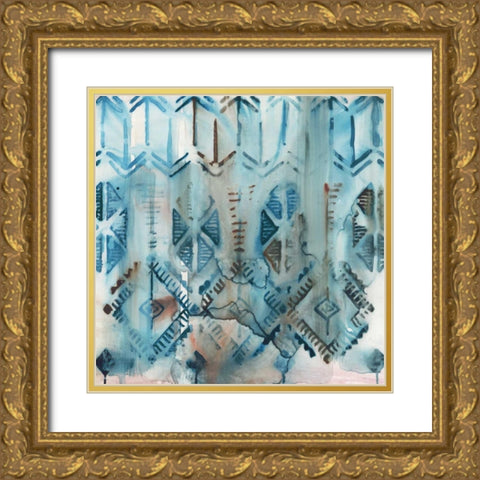 Mezzoteal III Gold Ornate Wood Framed Art Print with Double Matting by Selkirk, Edward