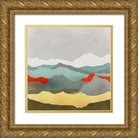 Vast Plains I Gold Ornate Wood Framed Art Print with Double Matting by Selkirk, Edward