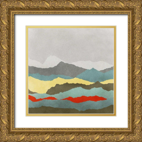 Vast Plains III Gold Ornate Wood Framed Art Print with Double Matting by Selkirk, Edward