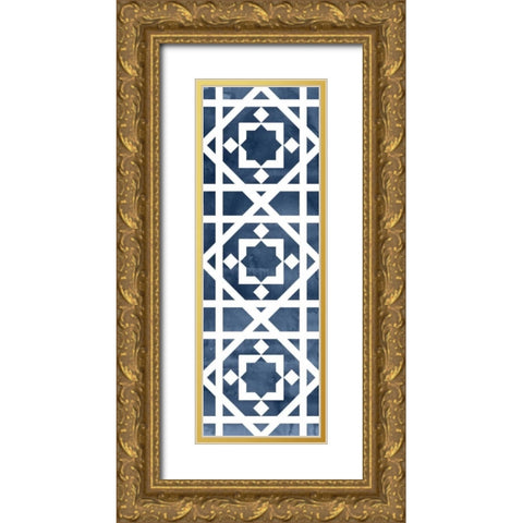 Geocities I  Gold Ornate Wood Framed Art Print with Double Matting by Selkirk, Edward
