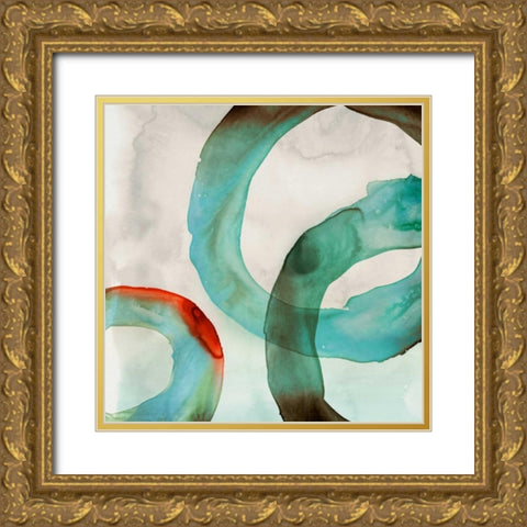 Quartz II Gold Ornate Wood Framed Art Print with Double Matting by Selkirk, Edward