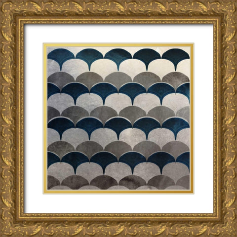Silver Sparkle Gold Ornate Wood Framed Art Print with Double Matting by Selkirk, Edward