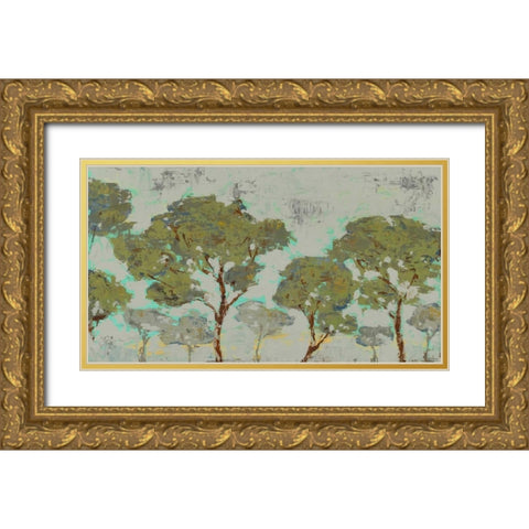 Tree Tranquility Gold Ornate Wood Framed Art Print with Double Matting by Selkirk, Edward