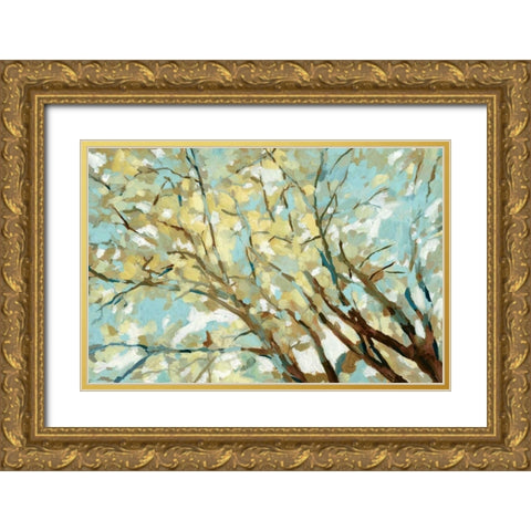 View From Below Gold Ornate Wood Framed Art Print with Double Matting by Selkirk, Edward