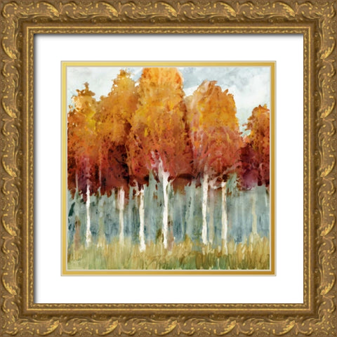 Birch I Gold Ornate Wood Framed Art Print with Double Matting by Selkirk, Edward
