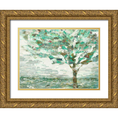 Prospect Gold Ornate Wood Framed Art Print with Double Matting by Selkirk, Edward