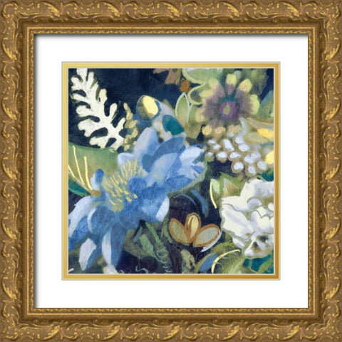 Bouquet III Gold Ornate Wood Framed Art Print with Double Matting by Selkirk, Edward