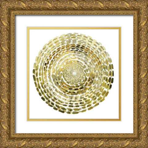 Gold Motif I Gold Ornate Wood Framed Art Print with Double Matting by Selkirk, Edward