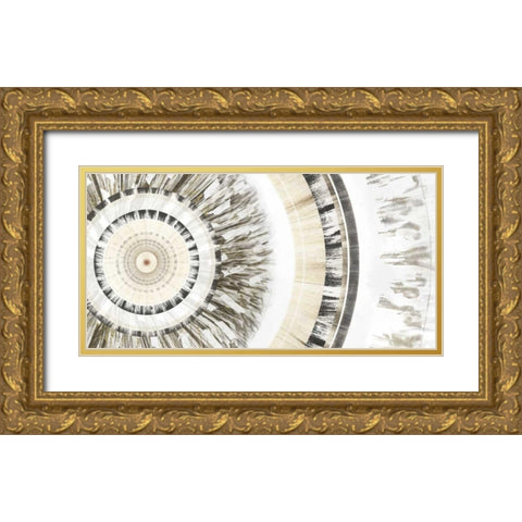 Neutral Motif II Gold Ornate Wood Framed Art Print with Double Matting by Selkirk, Edward