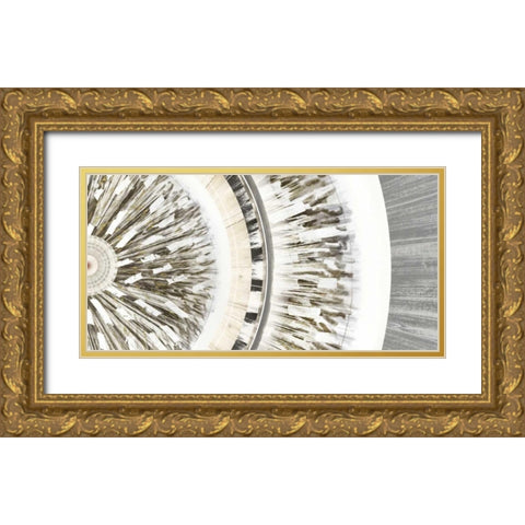 Neutral Motif III Gold Ornate Wood Framed Art Print with Double Matting by Selkirk, Edward