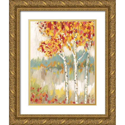 Forest Edge I Gold Ornate Wood Framed Art Print with Double Matting by Selkirk, Edward
