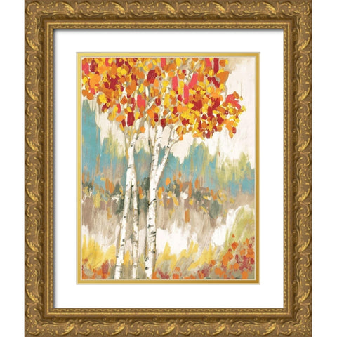 Forest Edge II Gold Ornate Wood Framed Art Print with Double Matting by Selkirk, Edward
