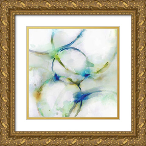 Coils II Gold Ornate Wood Framed Art Print with Double Matting by Selkirk, Edward