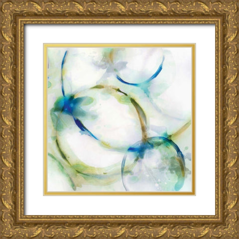 Coils III Gold Ornate Wood Framed Art Print with Double Matting by Selkirk, Edward