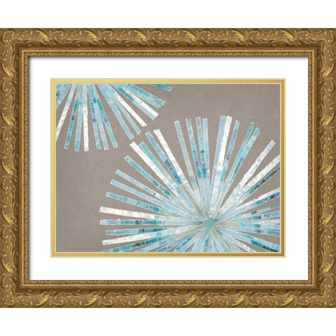 Disk I Gold Ornate Wood Framed Art Print with Double Matting by Selkirk, Edward