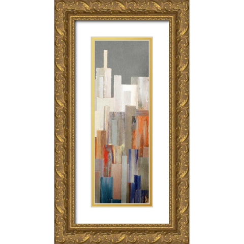 Hilltop Cityscape III Gold Ornate Wood Framed Art Print with Double Matting by Selkirk, Edward