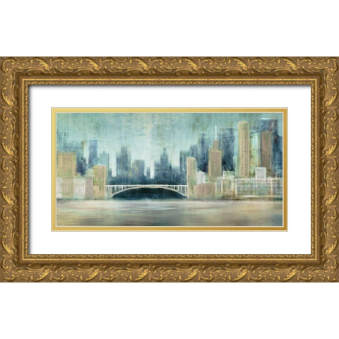 Ocean Dwells Gold Ornate Wood Framed Art Print with Double Matting by Selkirk, Edward