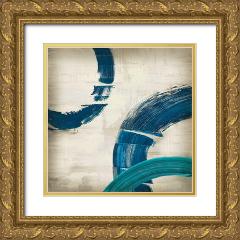 Halcyon II-Mini Gold Ornate Wood Framed Art Print with Double Matting by Selkirk, Edward