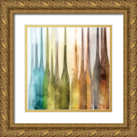 Milano II - Mini Gold Ornate Wood Framed Art Print with Double Matting by Selkirk, Edward