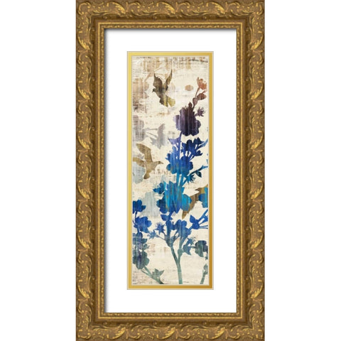 Wallflower Fantasy I Gold Ornate Wood Framed Art Print with Double Matting by Selkirk, Edward