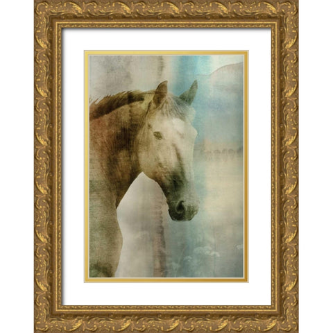 Lotta Gold Ornate Wood Framed Art Print with Double Matting by Selkirk, Edward