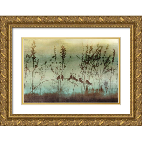 Louisianna Gold Ornate Wood Framed Art Print with Double Matting by Selkirk, Edward