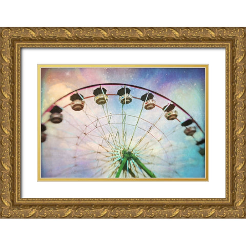 Way up Yonder Gold Ornate Wood Framed Art Print with Double Matting by Cook, Sylvia